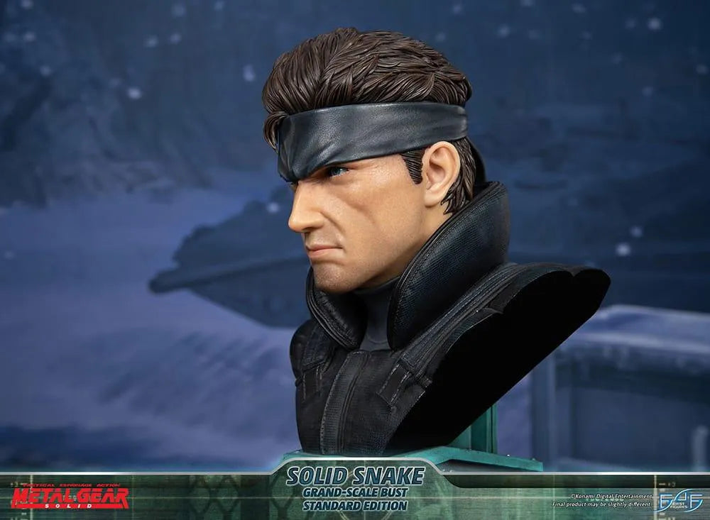 F4FMGSGBST Metal Gear Solid - Solid Snake Grand Scale Bust - First 4 Figures - Titan Pop Culture