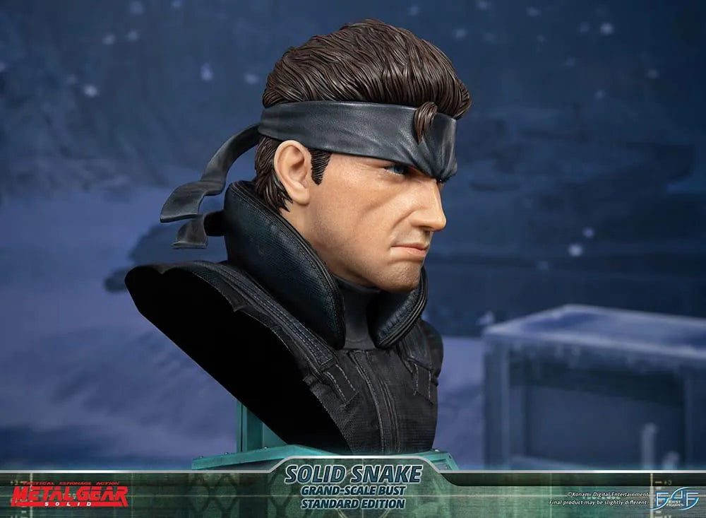 F4FMGSGBST Metal Gear Solid - Solid Snake Grand Scale Bust - First 4 Figures - Titan Pop Culture