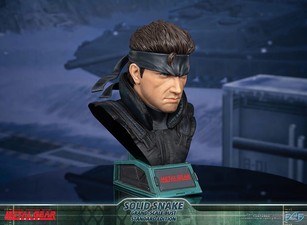 F4FMGSGBST Metal Gear Solid - Solid Snake Grand Scale Bust - First 4 Figures - Titan Pop Culture