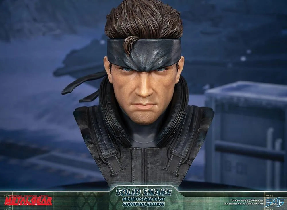 F4FMGSGBST Metal Gear Solid - Solid Snake Grand Scale Bust - First 4 Figures - Titan Pop Culture