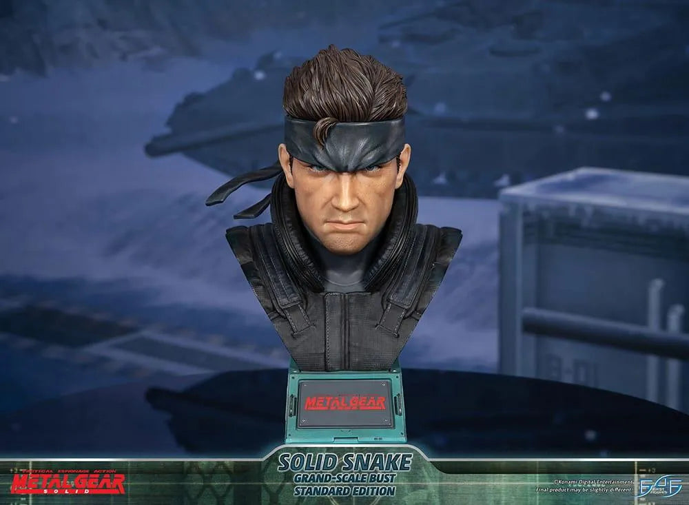 F4FMGSGBST Metal Gear Solid - Solid Snake Grand Scale Bust - First 4 Figures - Titan Pop Culture