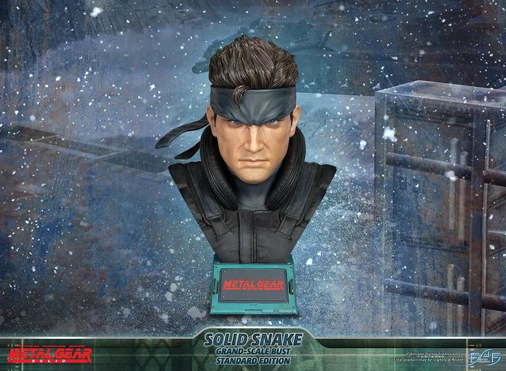 F4FMGSGBST Metal Gear Solid - Solid Snake Grand Scale Bust - First 4 Figures - Titan Pop Culture