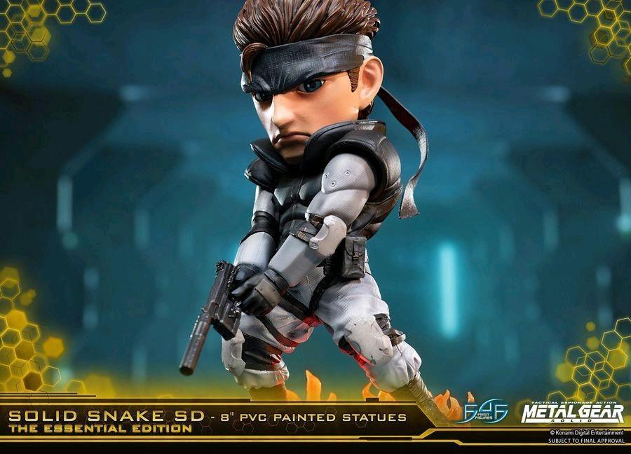 F4FMGSSSSDST Metal Gear Solid - Solid Snake 8" PVC Statue - First 4 Figures - Titan Pop Culture