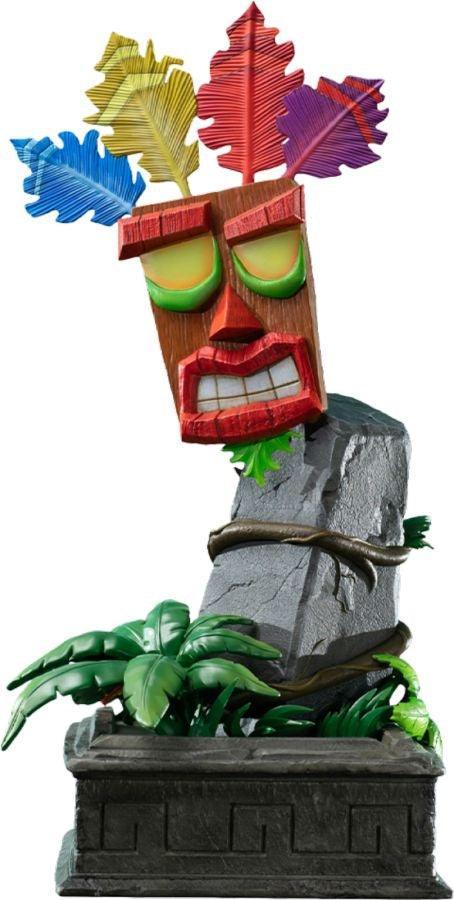 F4FMINAKUST Crash Bandicoot - Mini Aku Aku Mask - First 4 Figures - Titan Pop Culture