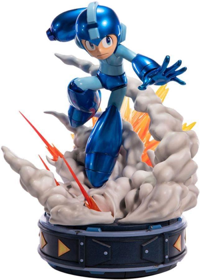 F4FMM11ST Mega Man XI - Mega Man Statue - First 4 Figures - Titan Pop Culture