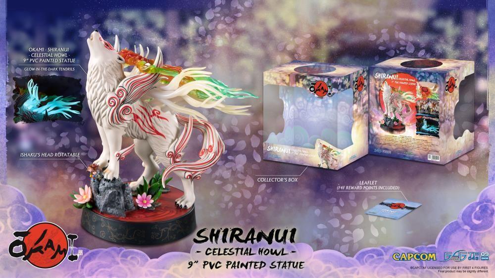 F4FOKASHHST Okami - Shinraui Celestial Howl PVC Statue - First 4 Figures - Titan Pop Culture