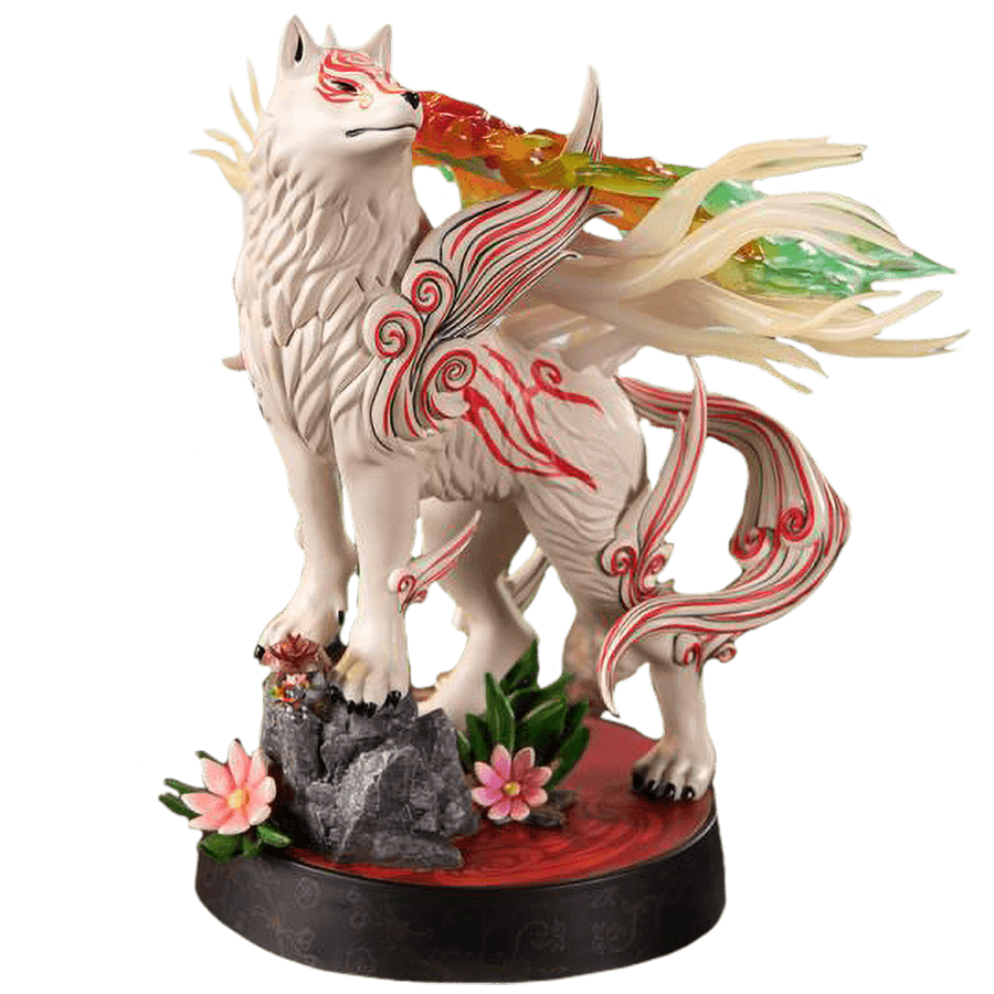 F4FOKASHNST Okami - Shinraui PVC Statue - First 4 Figures - Titan Pop Culture