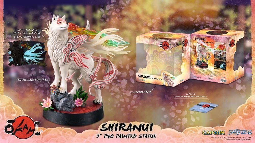 F4FOKASHNST Okami - Shinraui PVC Statue - First 4 Figures - Titan Pop Culture