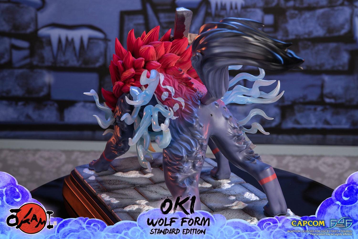 F4FOKOWRST Okami - Oki (Wolf Form) Statue - First 4 Figures - Titan Pop Culture