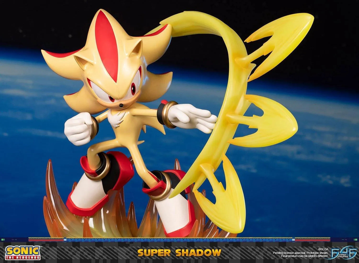 F4FSNSSST Sonic the Hedgehog - Super Shadow Statue - First 4 Figures - Titan Pop Culture