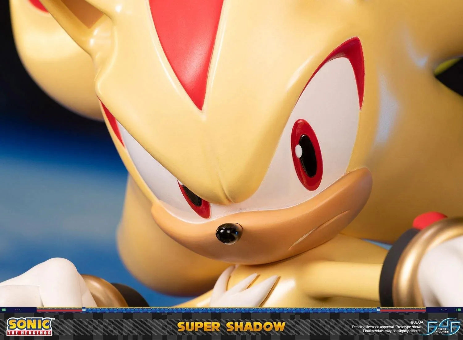 F4FSNSSST Sonic the Hedgehog - Super Shadow Statue - First 4 Figures - Titan Pop Culture