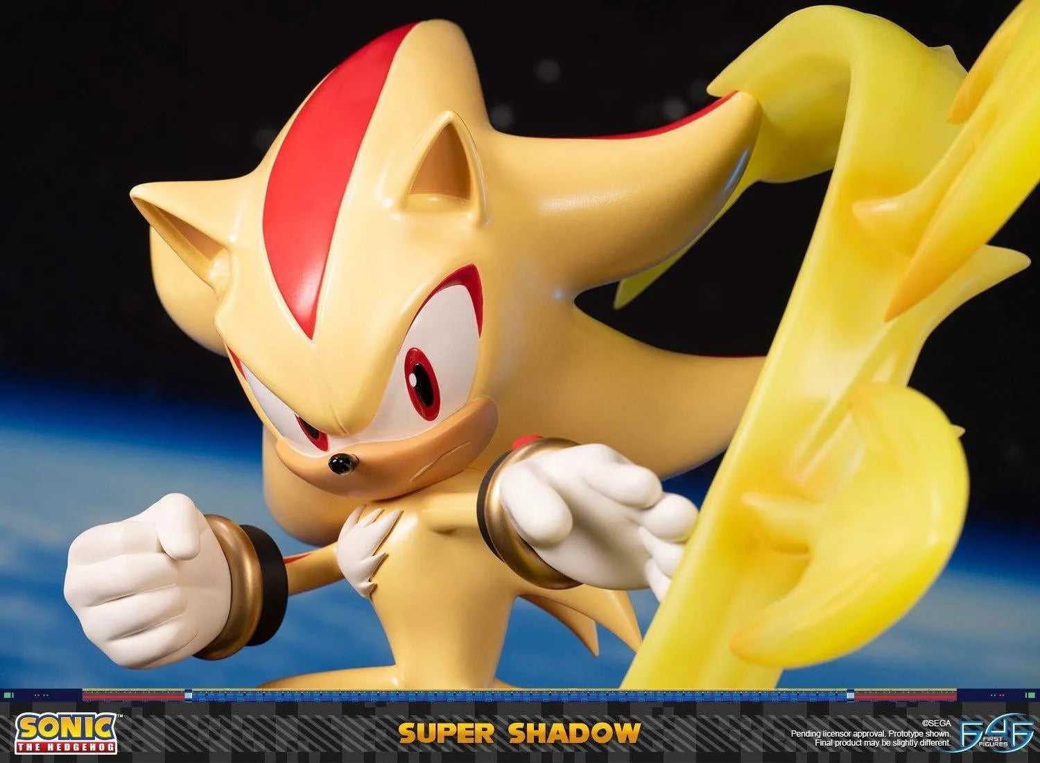 F4FSNSSST Sonic the Hedgehog - Super Shadow Statue - First 4 Figures - Titan Pop Culture