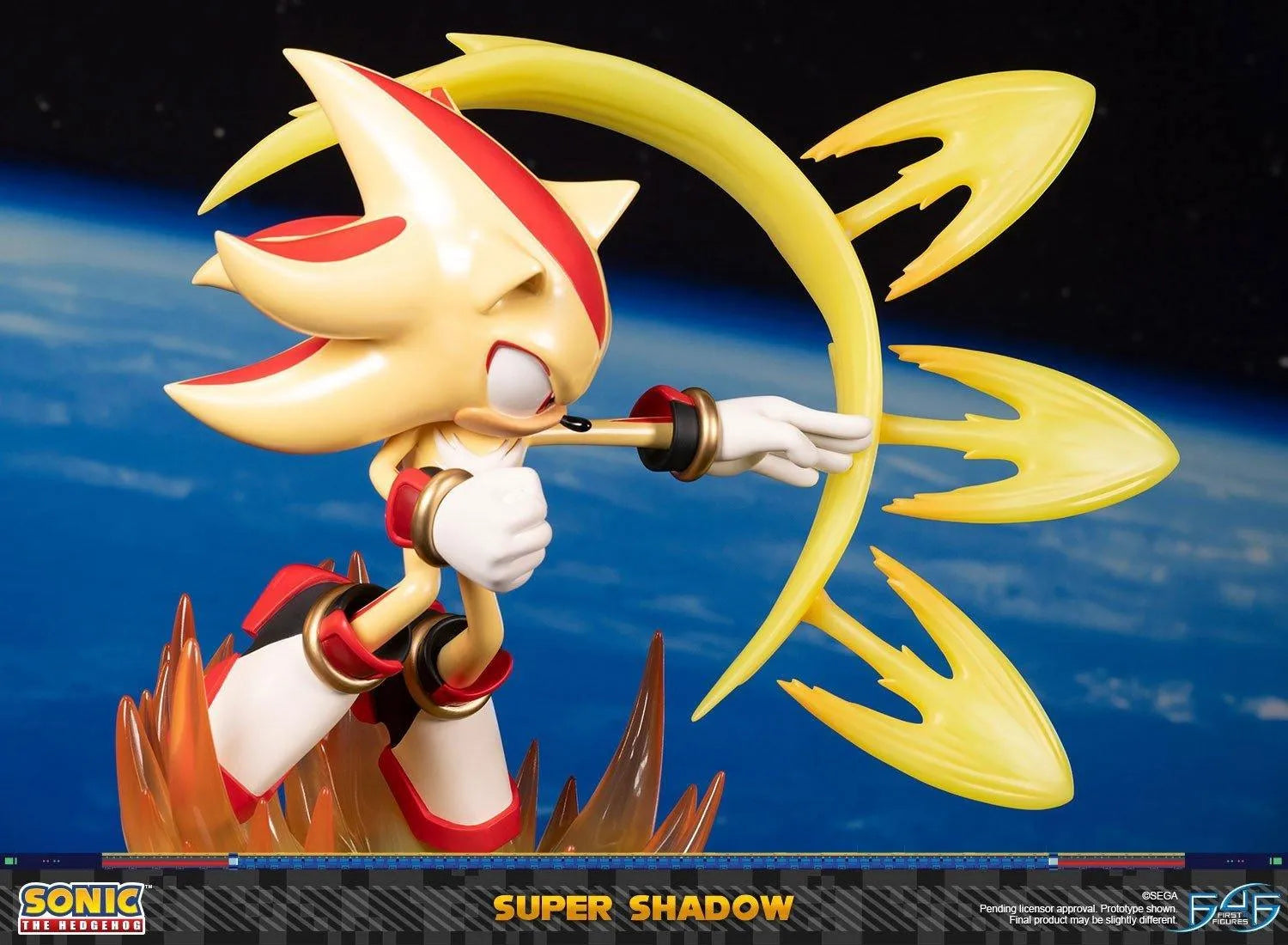 F4FSNSSST Sonic the Hedgehog - Super Shadow Statue - First 4 Figures - Titan Pop Culture