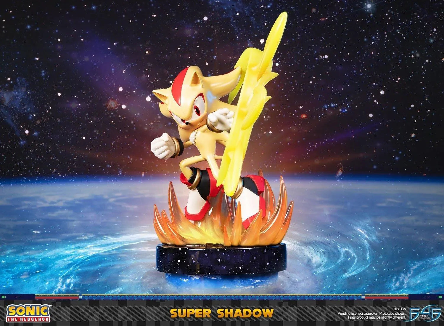 F4FSNSSST Sonic the Hedgehog - Super Shadow Statue - First 4 Figures - Titan Pop Culture