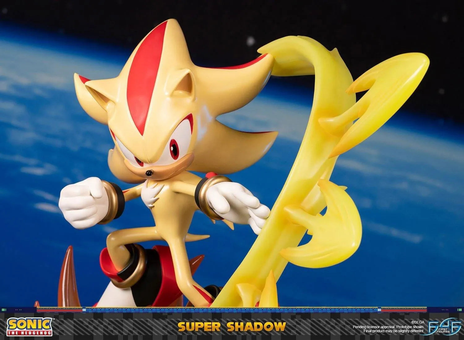 F4FSNSSST Sonic the Hedgehog - Super Shadow Statue - First 4 Figures - Titan Pop Culture