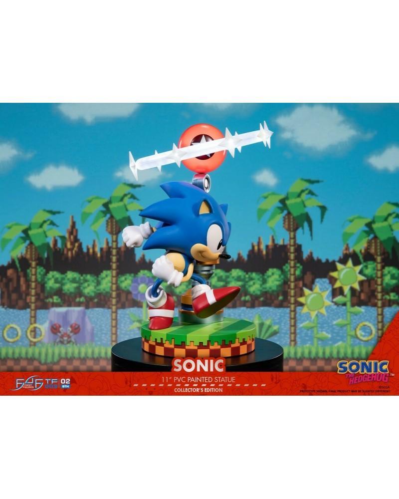 F4FSNTFCO Sonic - Sonic 11" PVC Statue (Collector's Edition) - First 4 Figures - Titan Pop Culture