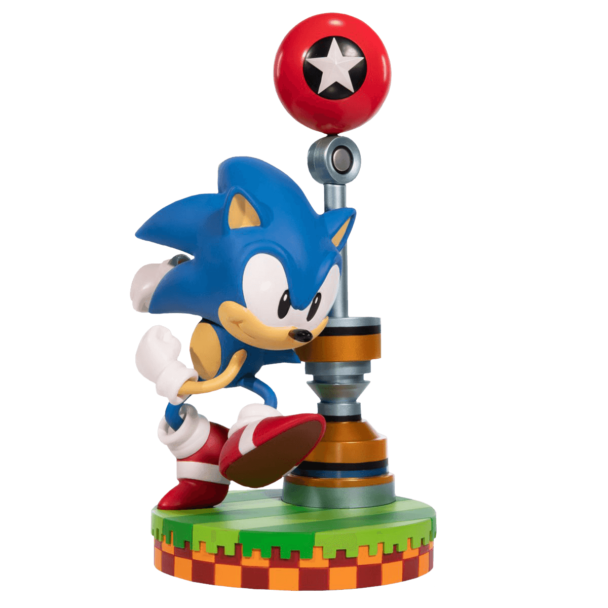 F4FSNTFST Sonic the Hedgehog - Sonic 11" PVC Statue - First 4 Figures - Titan Pop Culture