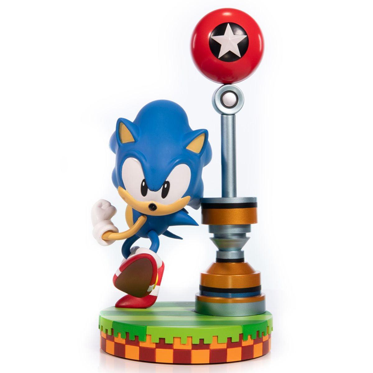 F4FSNTFST Sonic the Hedgehog - Sonic 11" PVC Statue - First 4 Figures - Titan Pop Culture