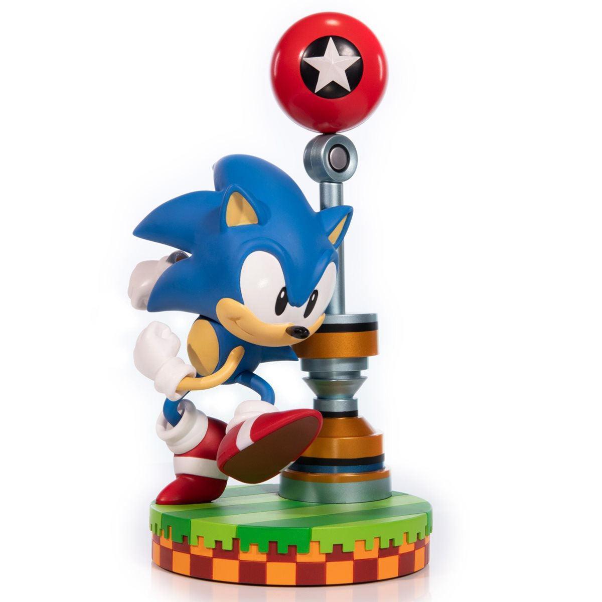 F4FSNTFST Sonic the Hedgehog - Sonic 11" PVC Statue - First 4 Figures - Titan Pop Culture