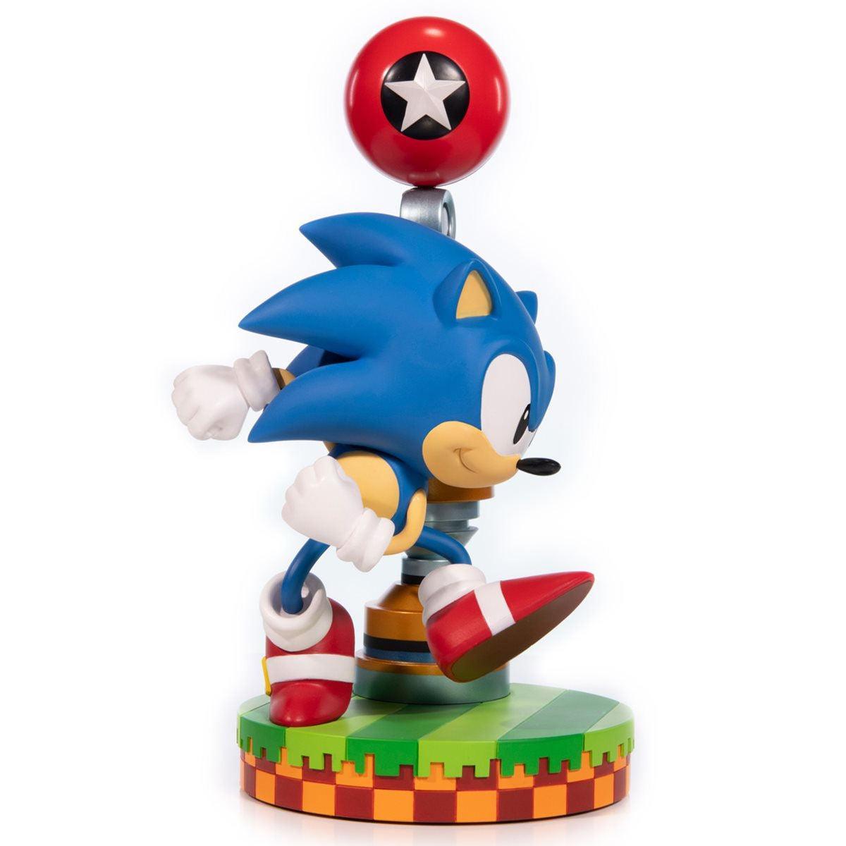 F4FSNTFST Sonic the Hedgehog - Sonic 11" PVC Statue - First 4 Figures - Titan Pop Culture