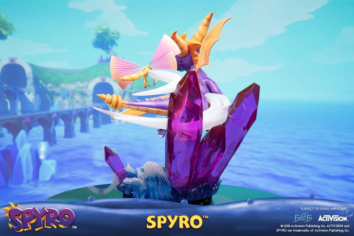 F4FSPYREST Spyro the Dragon - Spyro Reignited Statue - First 4 Figures - Titan Pop Culture