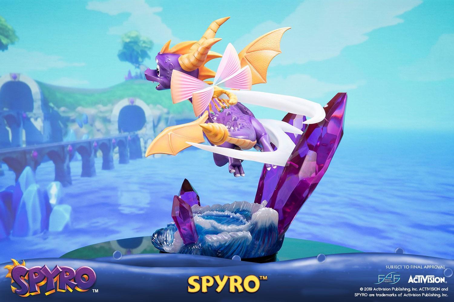 F4FSPYREST Spyro the Dragon - Spyro Reignited Statue - First 4 Figures - Titan Pop Culture