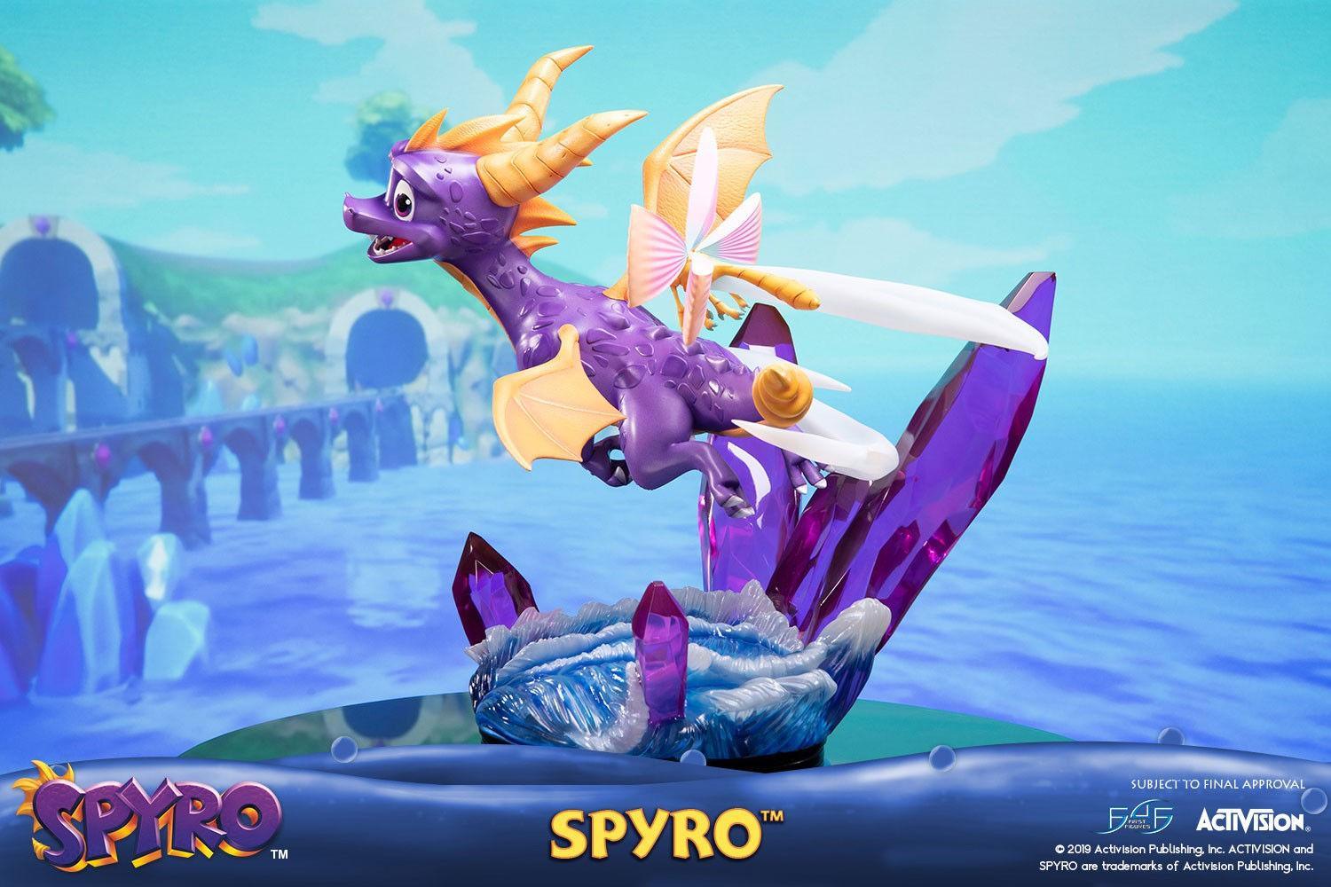 F4FSPYREST Spyro the Dragon - Spyro Reignited Statue - First 4 Figures - Titan Pop Culture