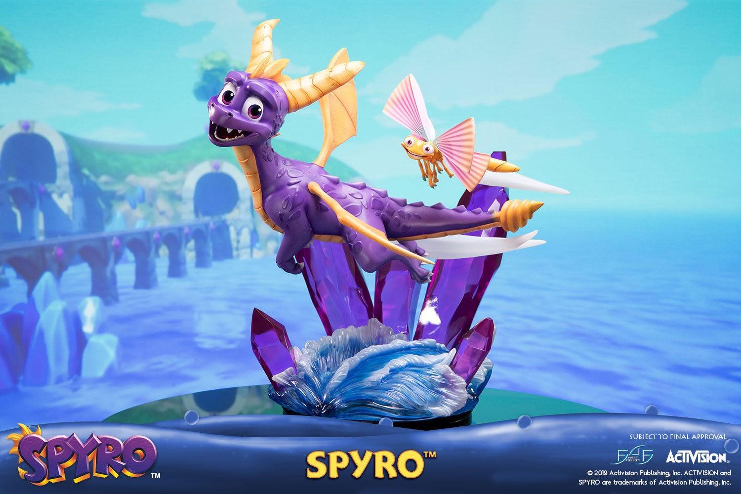 F4FSPYREST Spyro the Dragon - Spyro Reignited Statue - First 4 Figures - Titan Pop Culture