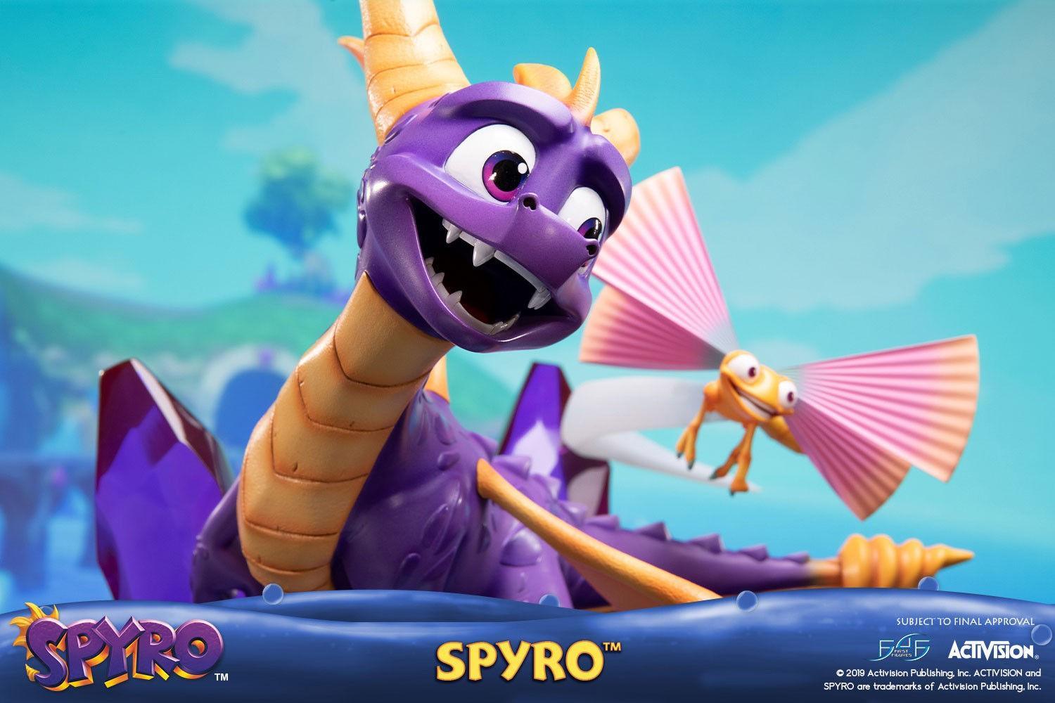 F4FSPYREST Spyro the Dragon - Spyro Reignited Statue - First 4 Figures - Titan Pop Culture