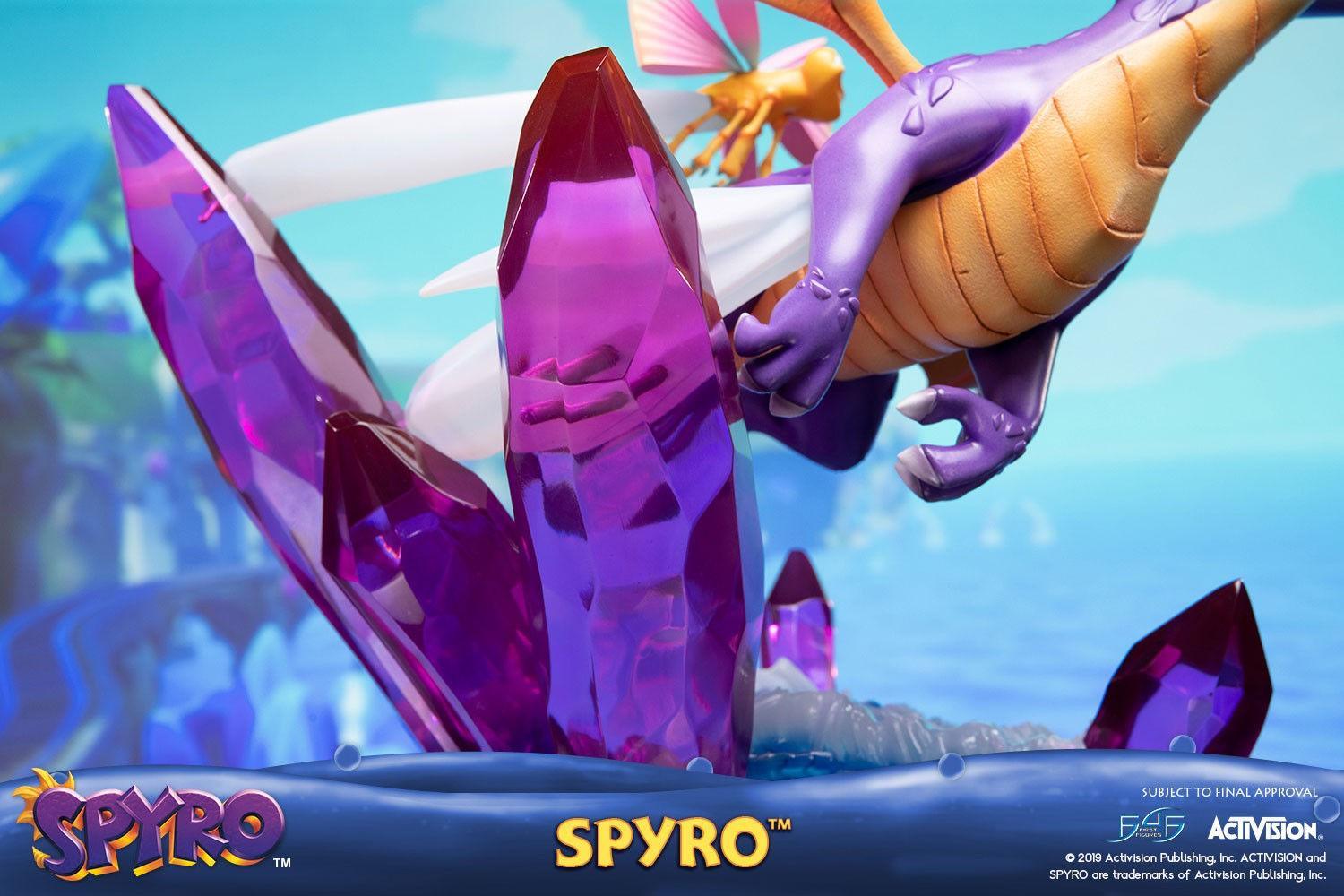 F4FSPYREST Spyro the Dragon - Spyro Reignited Statue - First 4 Figures - Titan Pop Culture