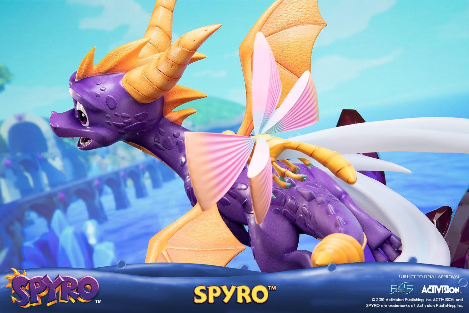 F4FSPYREST Spyro the Dragon - Spyro Reignited Statue - First 4 Figures - Titan Pop Culture