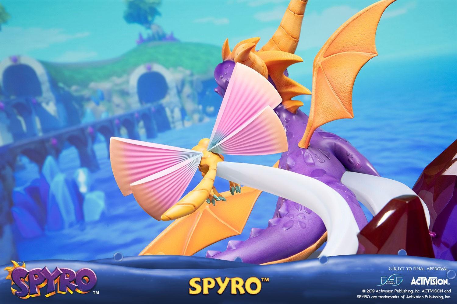 F4FSPYREST Spyro the Dragon - Spyro Reignited Statue - First 4 Figures - Titan Pop Culture