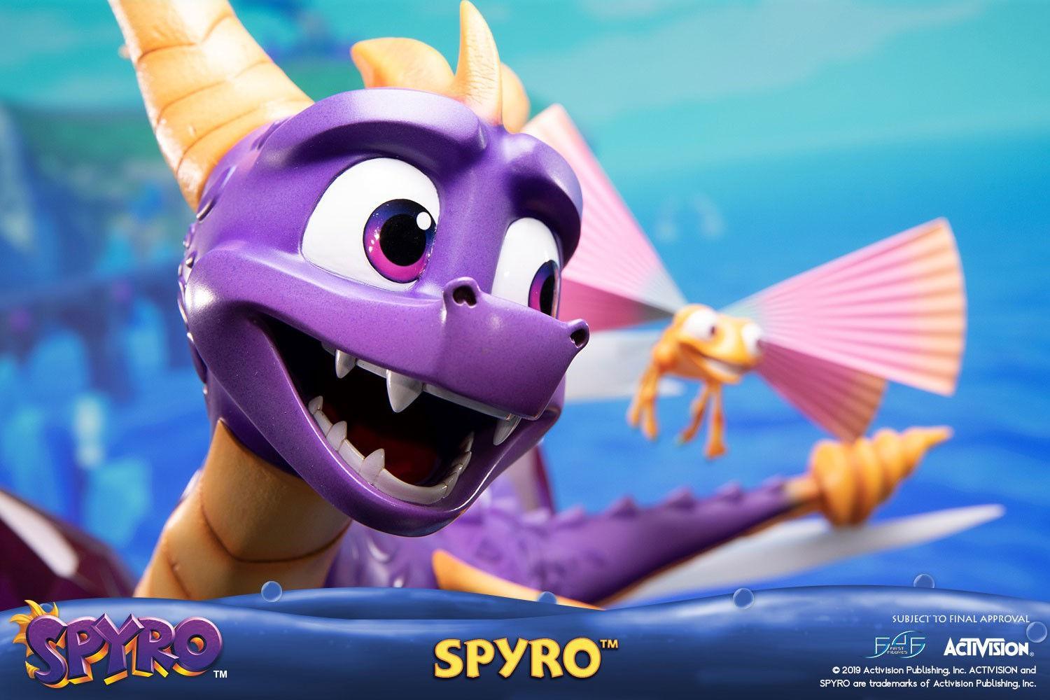 F4FSPYREST Spyro the Dragon - Spyro Reignited Statue - First 4 Figures - Titan Pop Culture