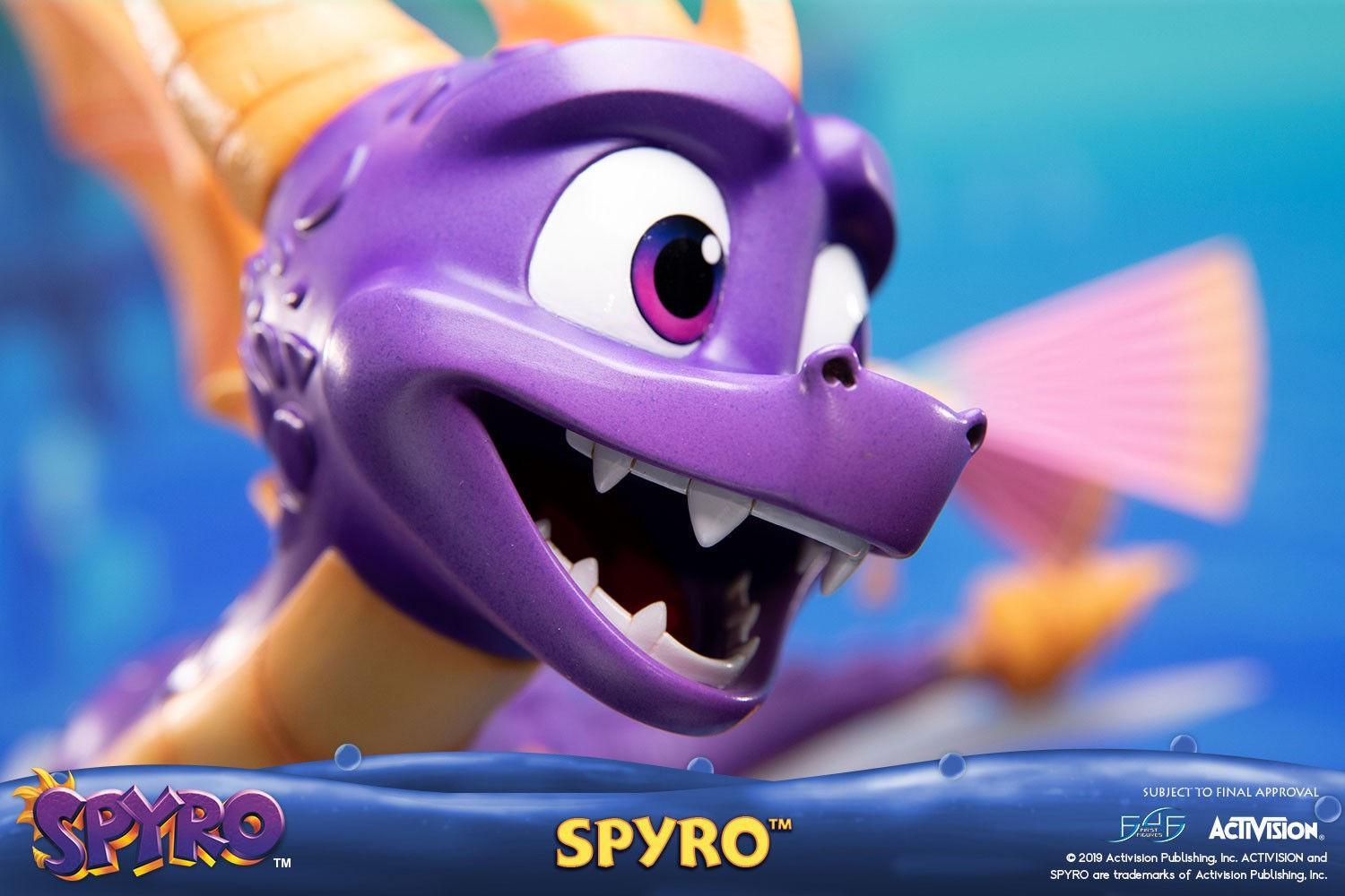 F4FSPYREST Spyro the Dragon - Spyro Reignited Statue - First 4 Figures - Titan Pop Culture