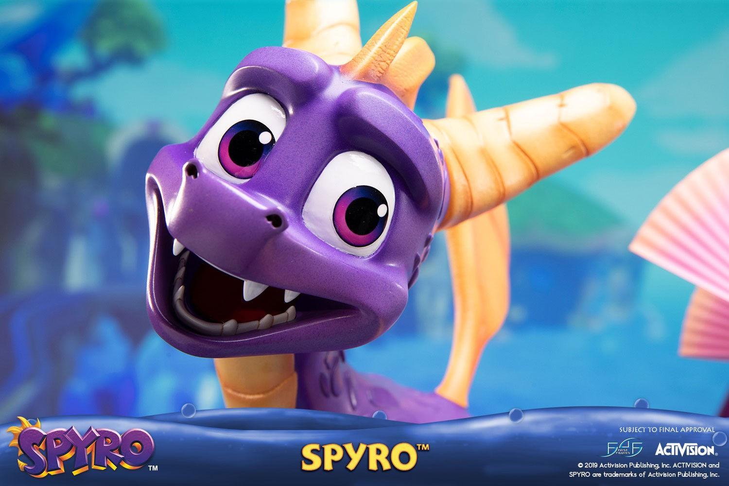 F4FSPYREST Spyro the Dragon - Spyro Reignited Statue - First 4 Figures - Titan Pop Culture