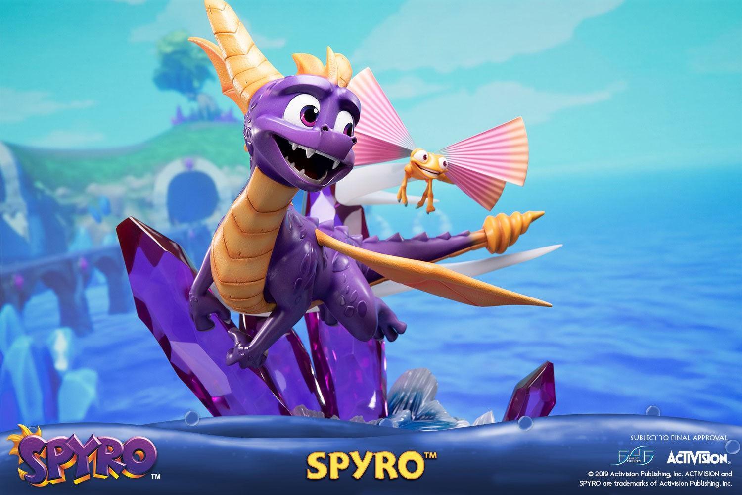 F4FSPYREST Spyro the Dragon - Spyro Reignited Statue - First 4 Figures - Titan Pop Culture