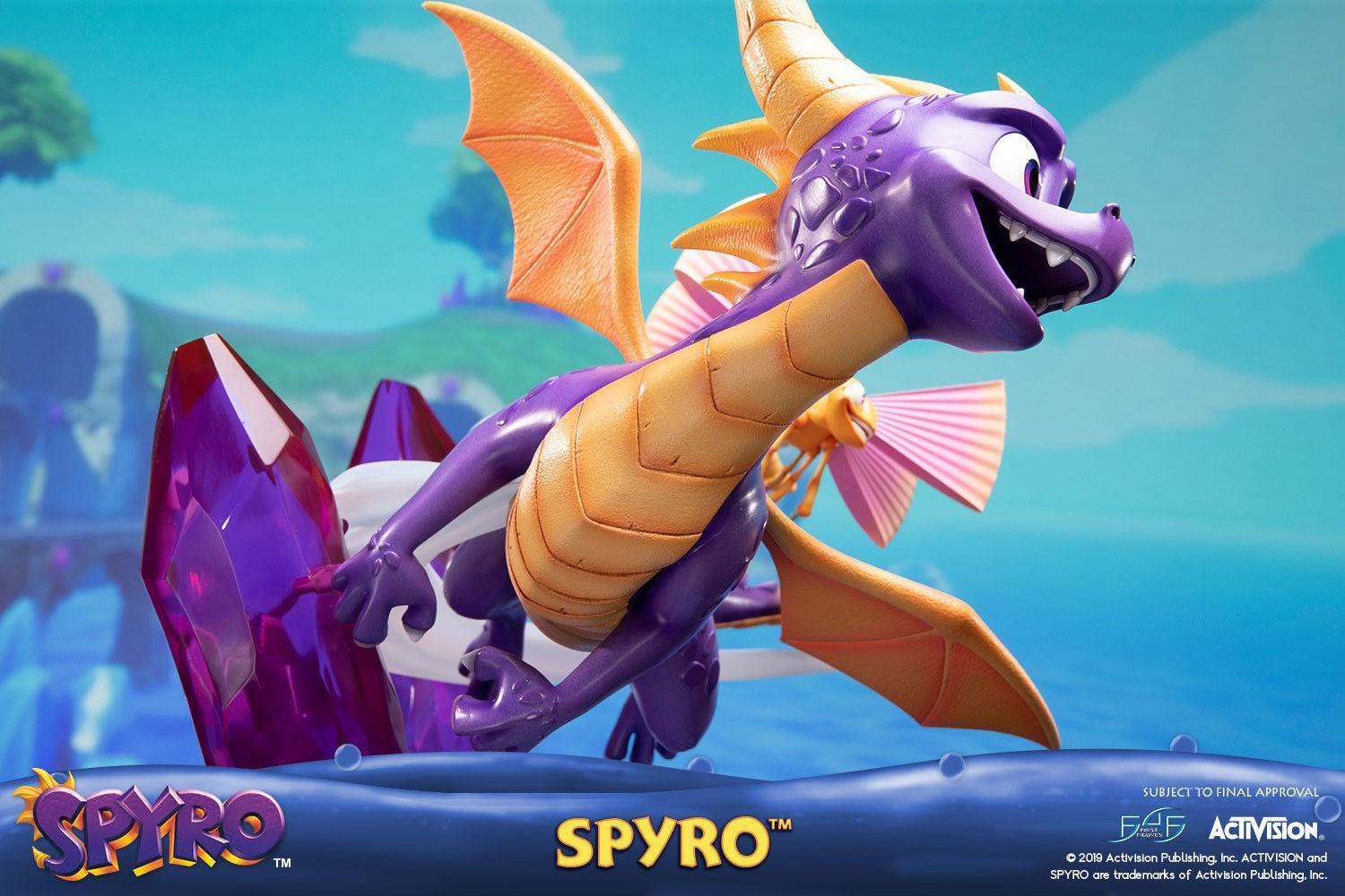 F4FSPYREST Spyro the Dragon - Spyro Reignited Statue - First 4 Figures - Titan Pop Culture