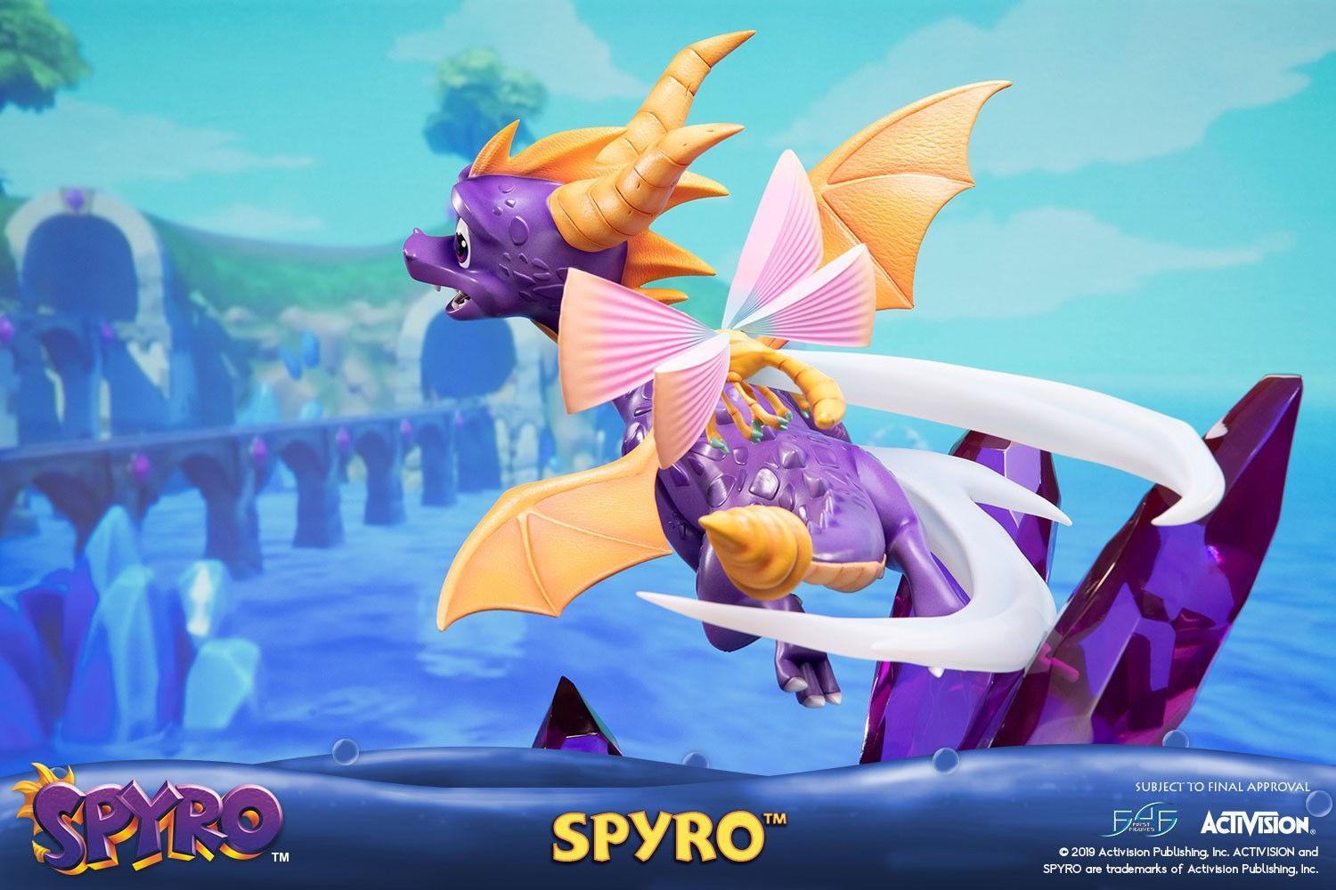 F4FSPYREST Spyro the Dragon - Spyro Reignited Statue - First 4 Figures - Titan Pop Culture