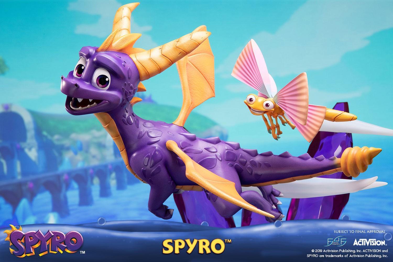 F4FSPYREST Spyro the Dragon - Spyro Reignited Statue - First 4 Figures - Titan Pop Culture