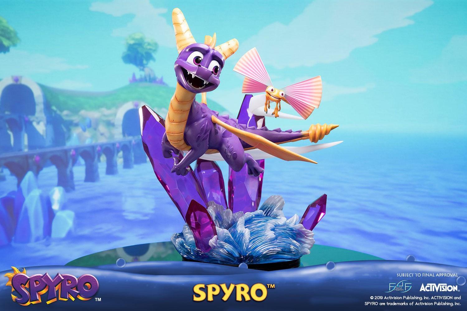 F4FSPYREST Spyro the Dragon - Spyro Reignited Statue - First 4 Figures - Titan Pop Culture