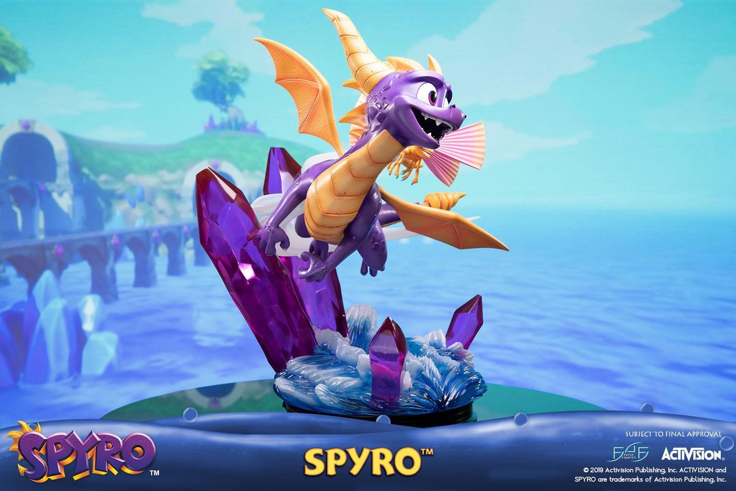 F4FSPYREST Spyro the Dragon - Spyro Reignited Statue - First 4 Figures - Titan Pop Culture