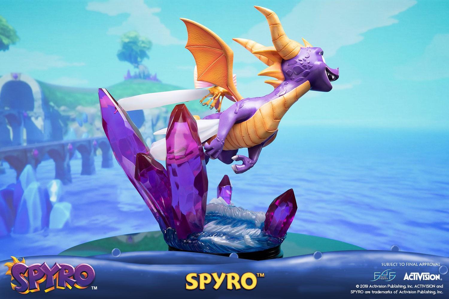 F4FSPYREST Spyro the Dragon - Spyro Reignited Statue - First 4 Figures - Titan Pop Culture