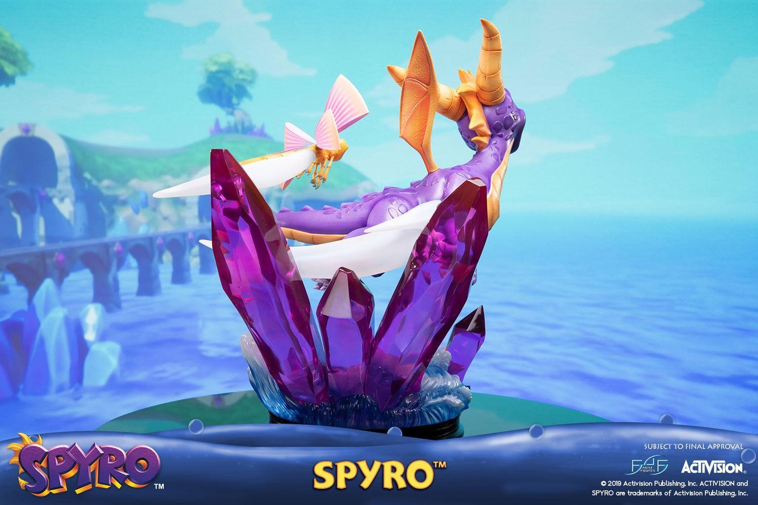 F4FSPYREST Spyro the Dragon - Spyro Reignited Statue - First 4 Figures - Titan Pop Culture