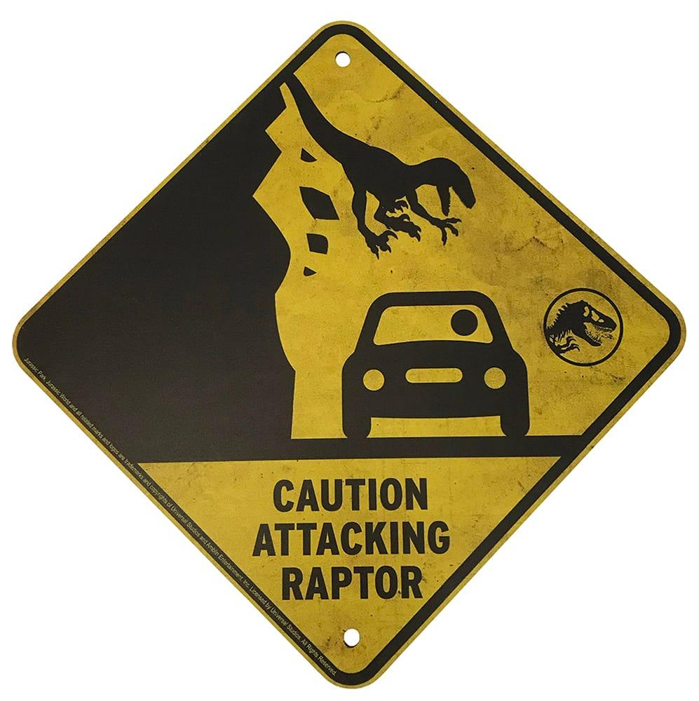 FAC408260 Jurassic World - Metal Warning Signs - Factory Entertainment - Titan Pop Culture