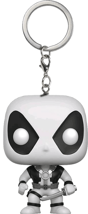 FUN10634 Deadpool - X-Force White US Exclusive Pocket Pop! Keychain - Funko TBA - Titan Pop Culture