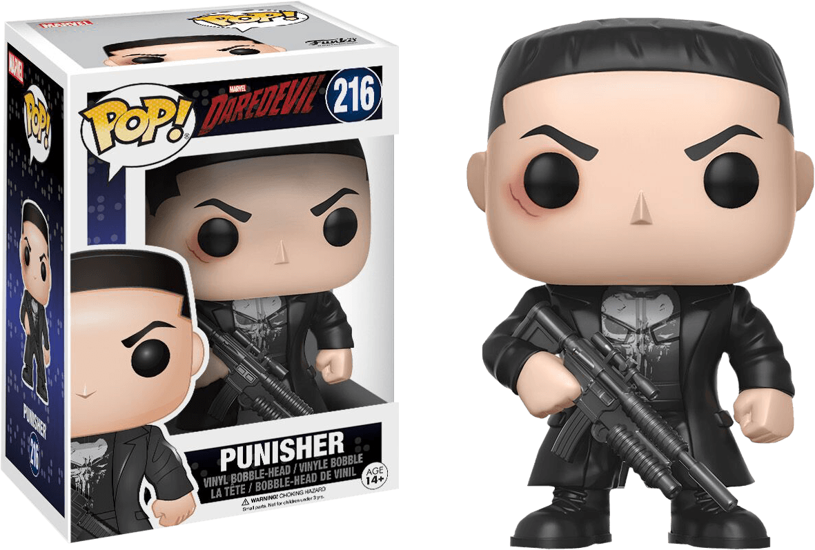 FUN11092 Daredevil (TV) - Punisher (with chase) Pop! Vinyl - Funko TBA - Titan Pop Culture