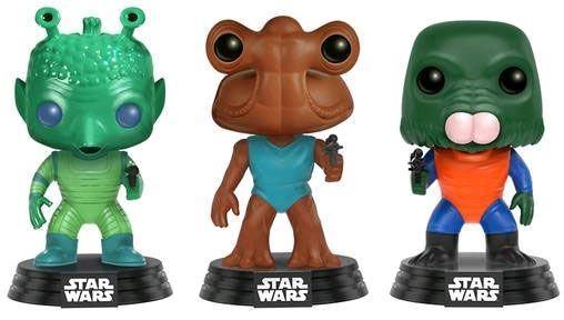 FUN11487 Star Wars - Cantina Greedo / Hammerhead / Walrus Man US Exclusive Pop! Vinyl 3-Pack - Funko - Titan Pop Culture