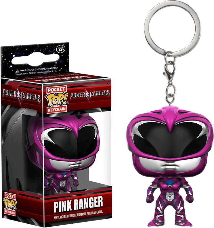 FUN12348 Power Rangers Movie - Pink Ranger Pocket Pop! Keychain - Funko - Titan Pop Culture