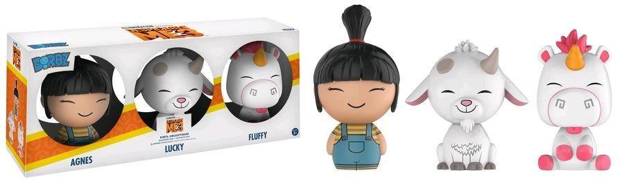 FUN14128 Despicable Me 3 - Agnes, Lucky & Fluffy US Exclusive Dorbz 3-Pack - Funko - Titan Pop Culture