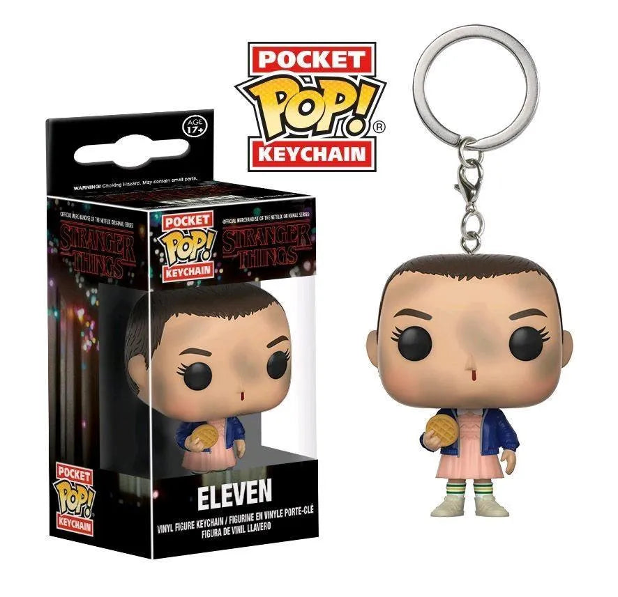 FUN14227 Stranger Things - Eleven with Eggos Pocket Pop! Keychain - Funko - Titan Pop Culture